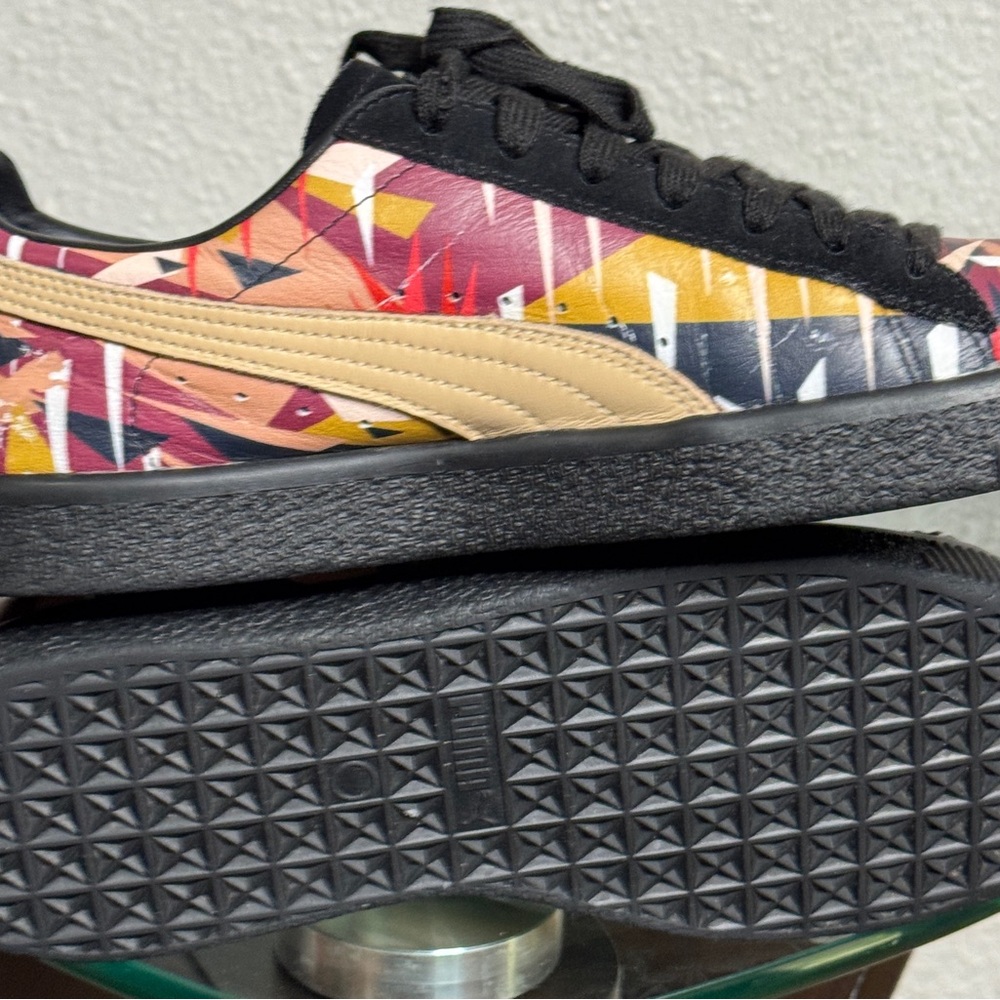 PUMA CLYDE MOON JUNGLE x Natural Multicolor Size 8.5 US Men's Sneakers - Picture 8 of 13